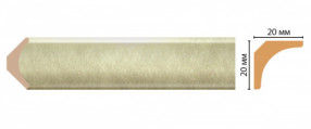 Плинтус потолочный DECOMASTER D133-373ДМ (20*20*2400мм)